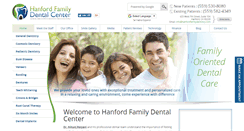 Desktop Screenshot of hanfordfamilydentistry.com