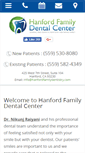 Mobile Screenshot of hanfordfamilydentistry.com